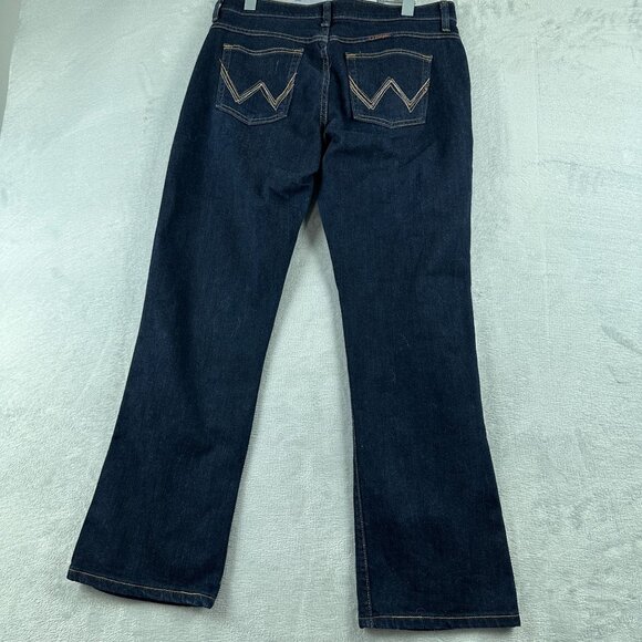 Wrangler Jeans Straight Leg Ultimate Riding Q-Baby WRQ20DD Blue Women's W34X28L - Picture 7 of 16